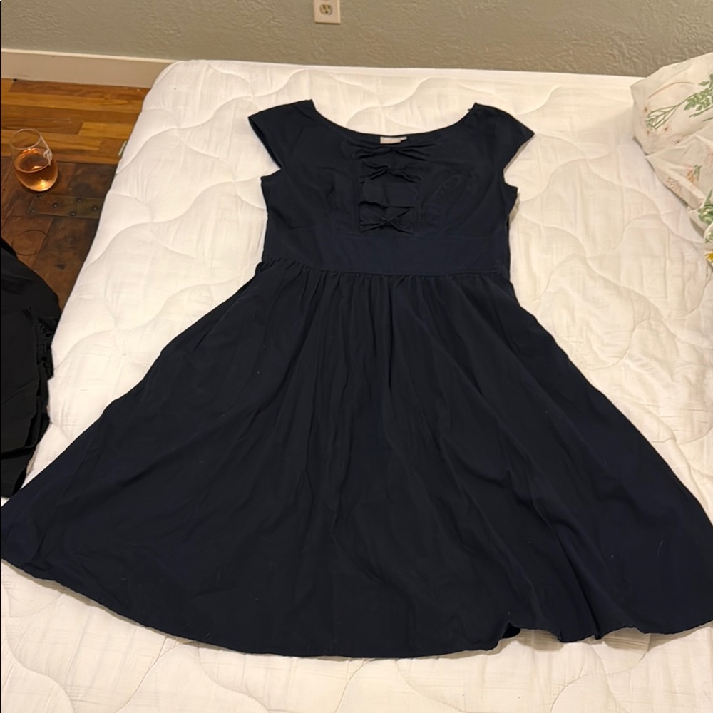 Elegant Navy Dress